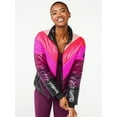 Love & Sports Women's Quilted Chevron Puffer Jacket