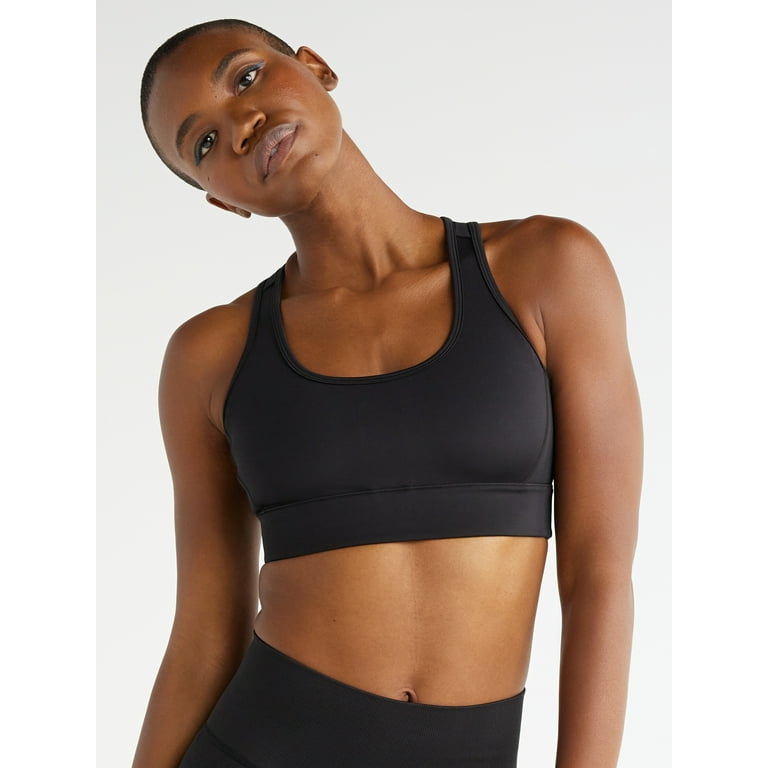Reebok Women's Stronger Sports Bra with Mesh Panel and Removable Cups,  Sizes XS-XXXL