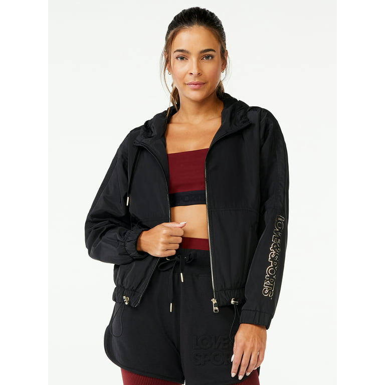 Love & Sports Women's Track Jacket with Hood