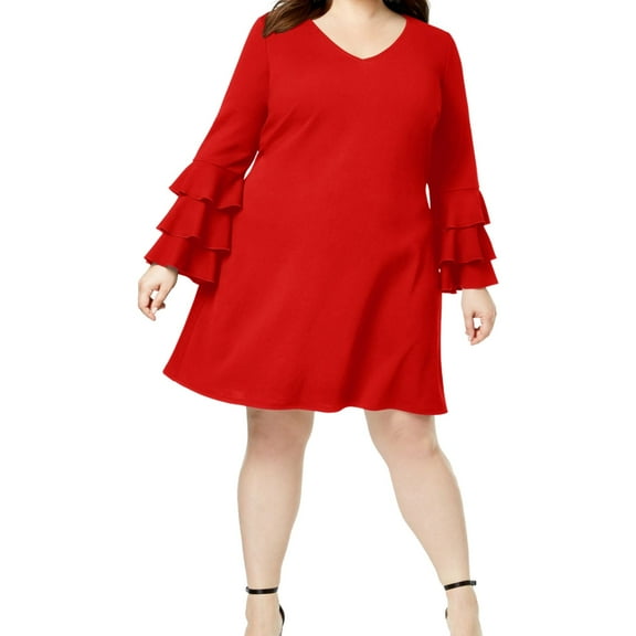 Love Squa  red Womens Tie, Red, 1X