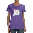 thumbnail image 1 of Love Square Shaped T-Shirt Women -Image by Shutterstock, Female XX-Large, 1 of 4