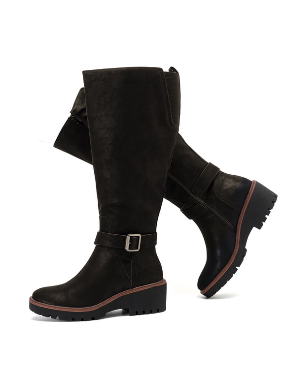 Women's Extra Wide Calf Knee High Boots.