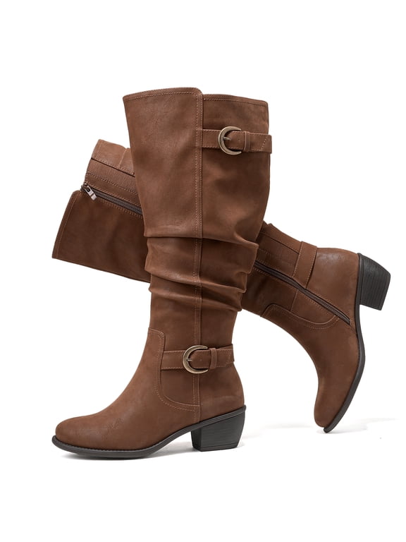 Women's Extra Wide Calf Knee High Boots.