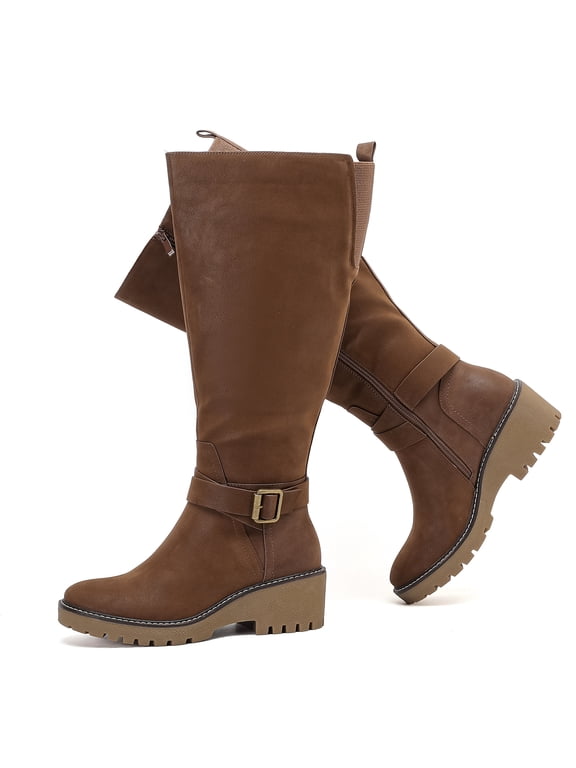 Women's Extra Wide Calf Knee High Boots.