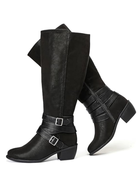 Women's Extra Wide Calf Knee High Boots.