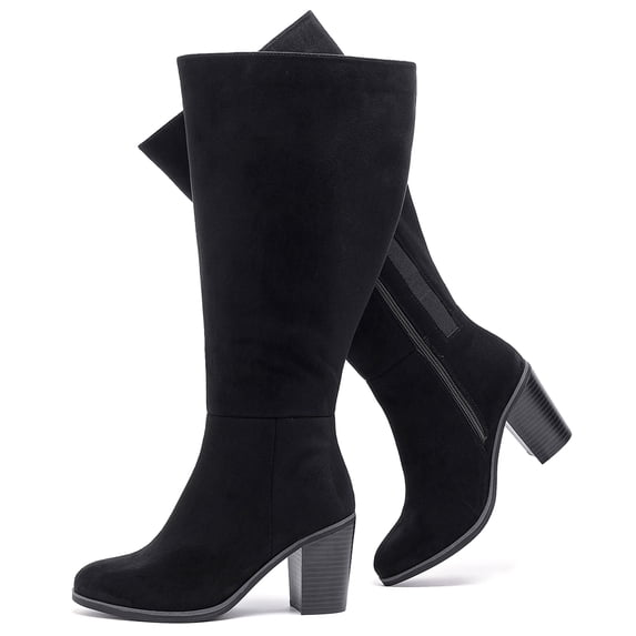 Love Steetly Women's Extra Wide Calf Knee High Boots.