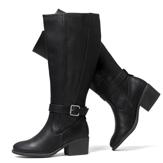 Love Steetly Women's Extra Wide Calf Knee High Boots.