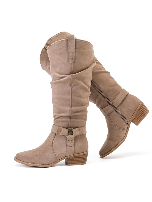 Women's Extra Wide Calf Knee High Boots.