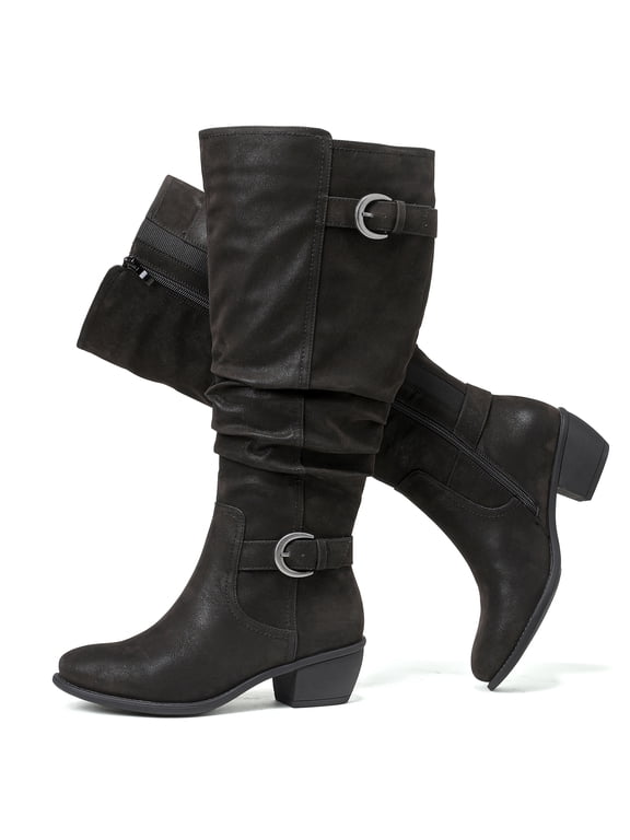 Women's Extra Wide Calf Knee High Boots.