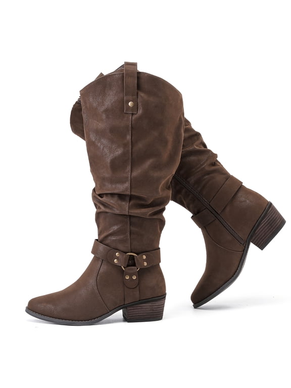 Women's Extra Wide Calf Knee High Boots.
