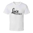 thumbnail image 1 of Love Stinks Tee Funny Tshirt Anti-valentine's Day T Shirt, 1 of 1