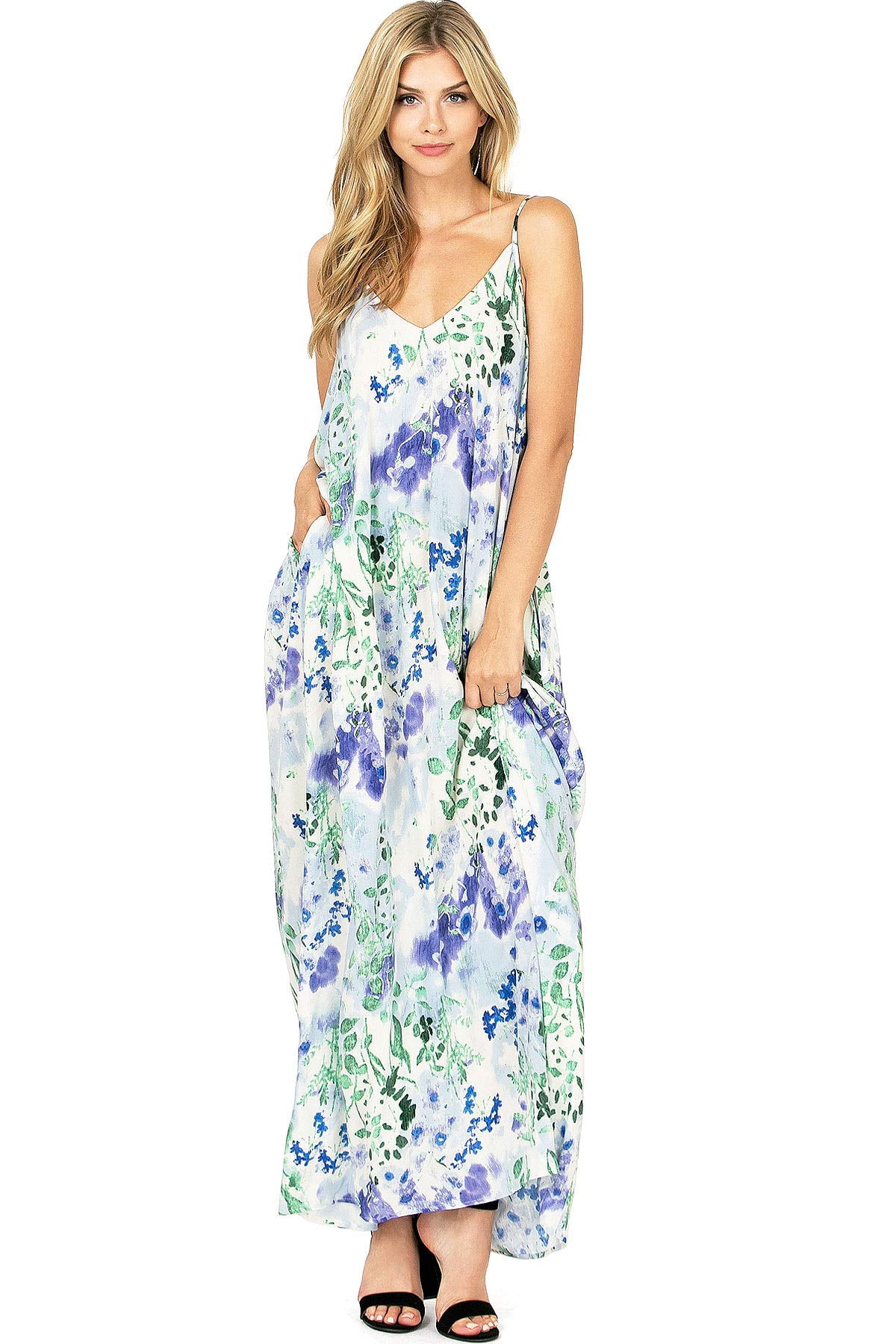 226005 Harvest Bloom Cotton Side-Tie Summer Dress