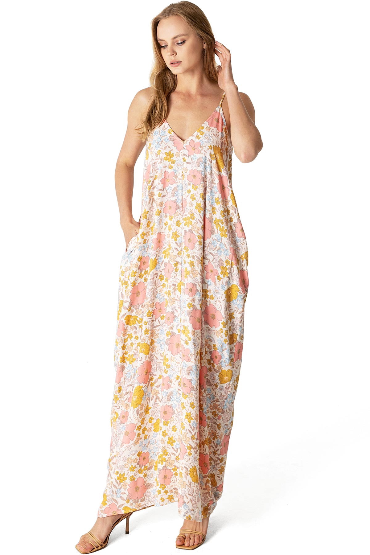 long sleeve tie dye maxi dress Long Sleeve Tie Dye Maxi Dress by Nuichan