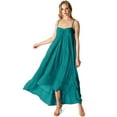 thumbnail image 1 of Love Stitch Women's Summer Party Billowy Dress (Large, Teal), 1 of 3