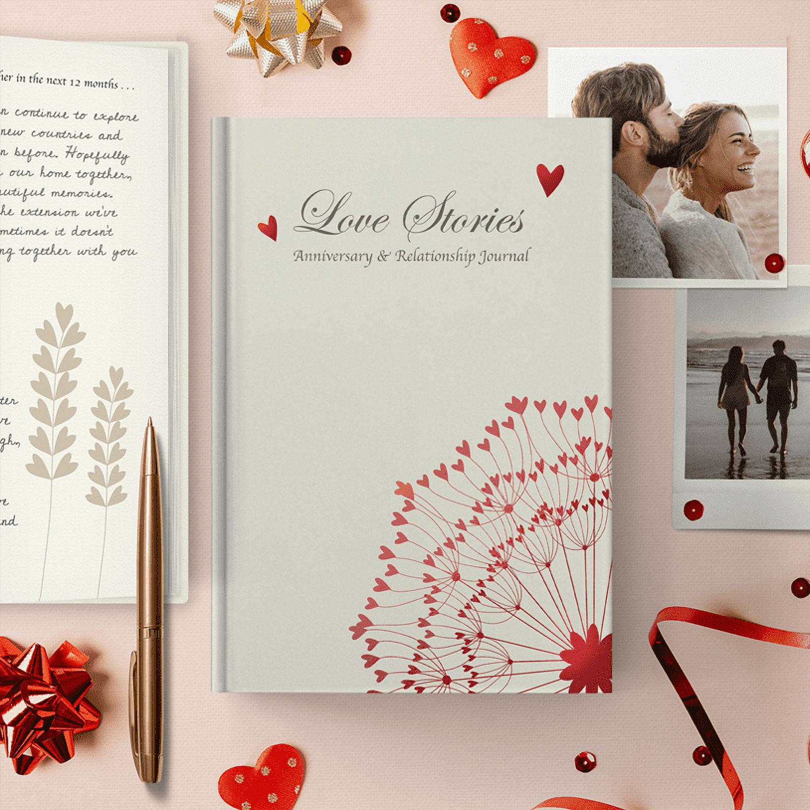 Love Stories, a Relationship Journal - Perfect Hardcover Gift Book for Wedding & Anniversary