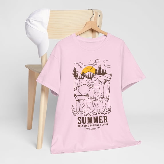 Love Summer Relaxing Positive Season Unisex Heavy Cotton T-shirt