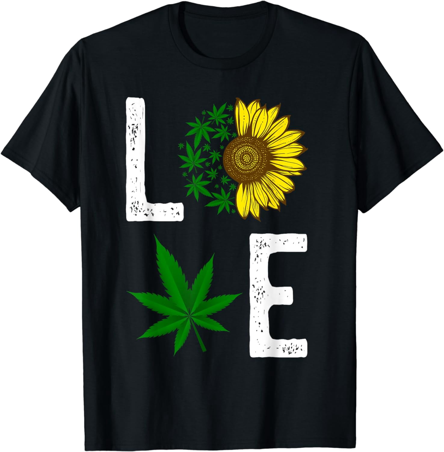 Jerzees Men's 420 Cannabis Graphic Tee - 100% Cotton Marijuana T-Shirt (Size M)