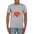 thumbnail image 1 of Love Sweet Heart Symbol Romance Affection Valentines Day T-Shirt, for men & women, up to size 5XL, 1 of 3