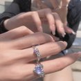thumbnail image 1 of Love Symphony Moonstone Ring Women's Cold Light Luxury, 1 of 1