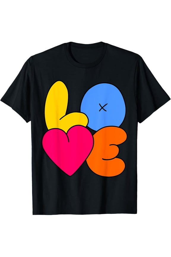 Love T-Shirt men and women can wear, black, white, gifts