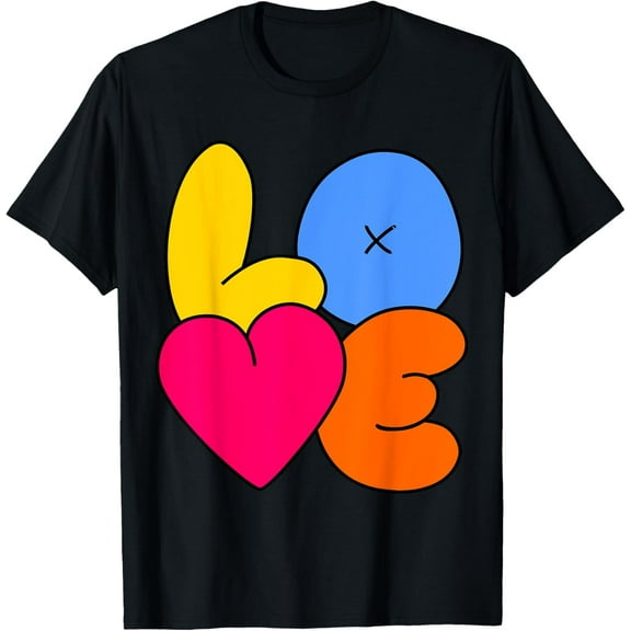 Love T-Shirt men and women can wear, black, white, gifts