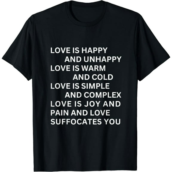 Love Funny Creative Graphic T-Shirt