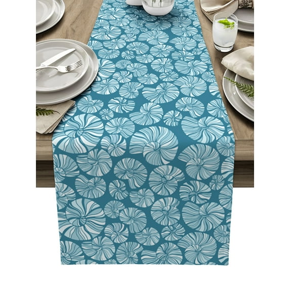 Love Table Runner Seasonal Anniversary Holiday Kitchen Dining Table ration for Indoor Outdoor Home Party Wedding Holiday