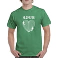 thumbnail image 1 of Love Techno Style Heart T-Shirt Men -Image by Shutterstock, Male x-Large, 1 of 4