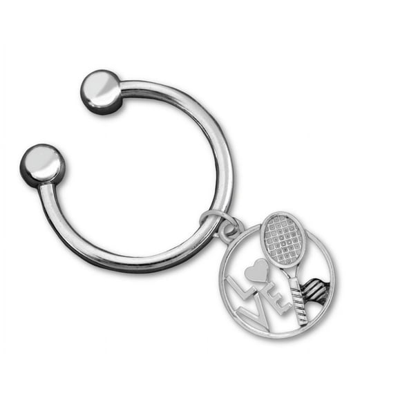 Love Tennis Key Chains