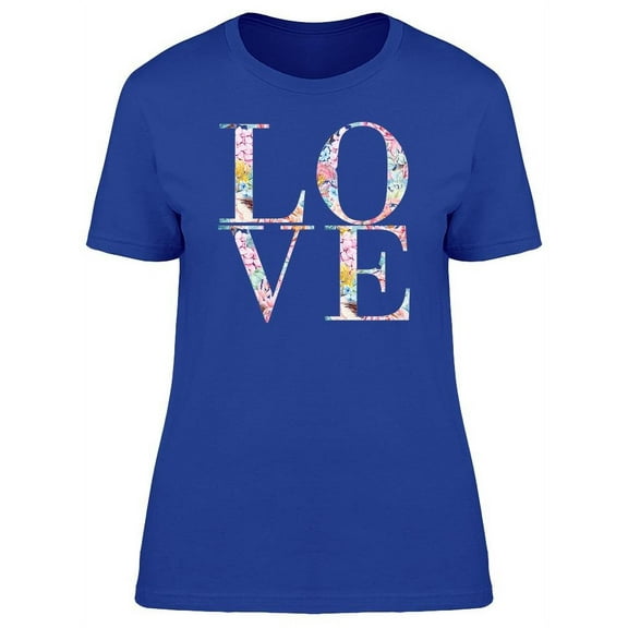 Love Text In Succulents Tee Women's -Image by Shutterstock