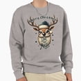 thumbnail image 1 of Love The Magic Reindeer Christmas Holiday Graphic Unisex Sweatshirt Retro Vintage - Viral Tee G21319, Up to Size 5XL, 1 of 2