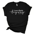 thumbnail image 1 of Love Them Anyway Luke 23:34 Christian Unisex Ladies Design Christian T-shirt Graphic Tee-Black-large, 1 of 4