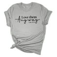 thumbnail image 1 of Love Them Anyway Luke 23:34 Christian Unisex Ladies Design Christian T-shirt Graphic Tee-Sports Grey-4xl, 1 of 4