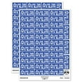 thumbnail image 1 of Love This a Sloth Lot Teacher Student School Sticker Set - Dark Blue - Gloss Finish - 1.5" Small, 1 of 7