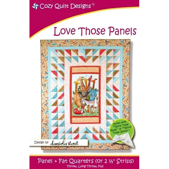 Love Those Panels Quilt Pattern by Cozy Quilt Designs