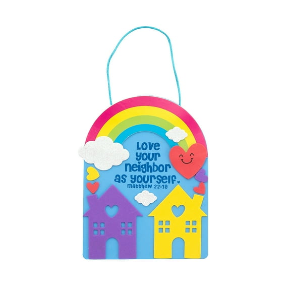 Love Thy Neighbor Sign Craft Kit - Makes 12