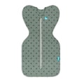 thumbnail image 1 of Love To Dream Swaddle Up Original Sleep Sack, 4-Way Stretch, Cotton Blend, 1.0 TOG, Deep Olive Stars, Medium, 1 of 12