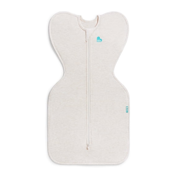 Love To Dream Swaddle Up Original Sleep Sack, 4-Way Stretch, Cotton Blend, 1.0 TOG, Straw Heather, Newborn