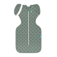 thumbnail image 1 of Love To Dream Swaddle Up Transition Bag, 4-way Stretch, Cotton Blend, 1.0 TOG, Deep Olive Stars, Large, 1 of 12