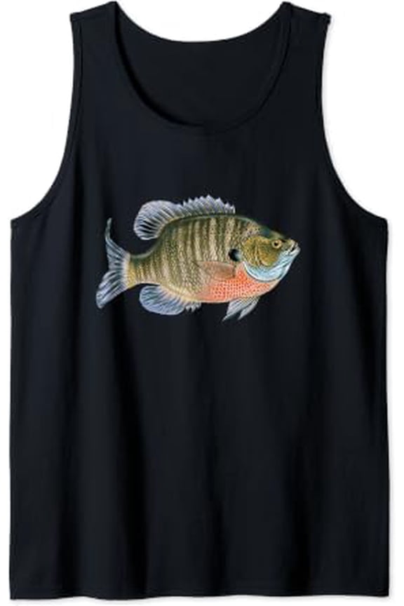 Love To Go Fishing Catch Freshwater Fish Bluegill Tank Top Size S-3XL