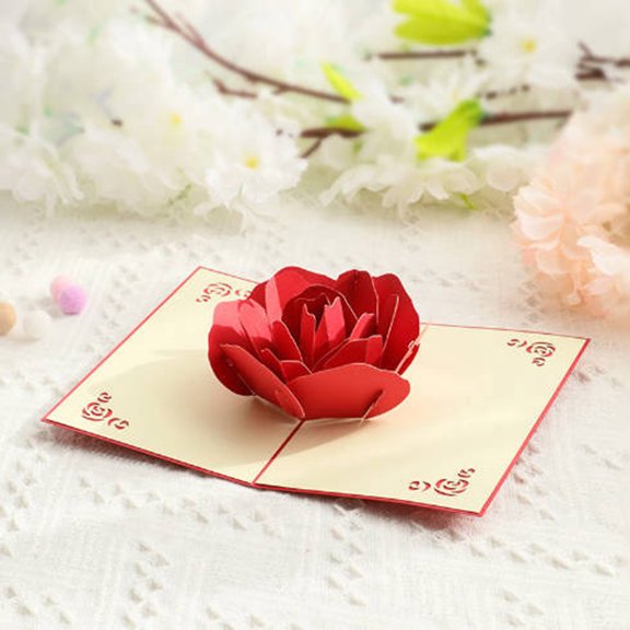Love Tree 3D Greeting Card Gift,Valentine's Day Card,Couple Gift Love Handmade Creative Message Cheap Stuff Under 2 Dollar