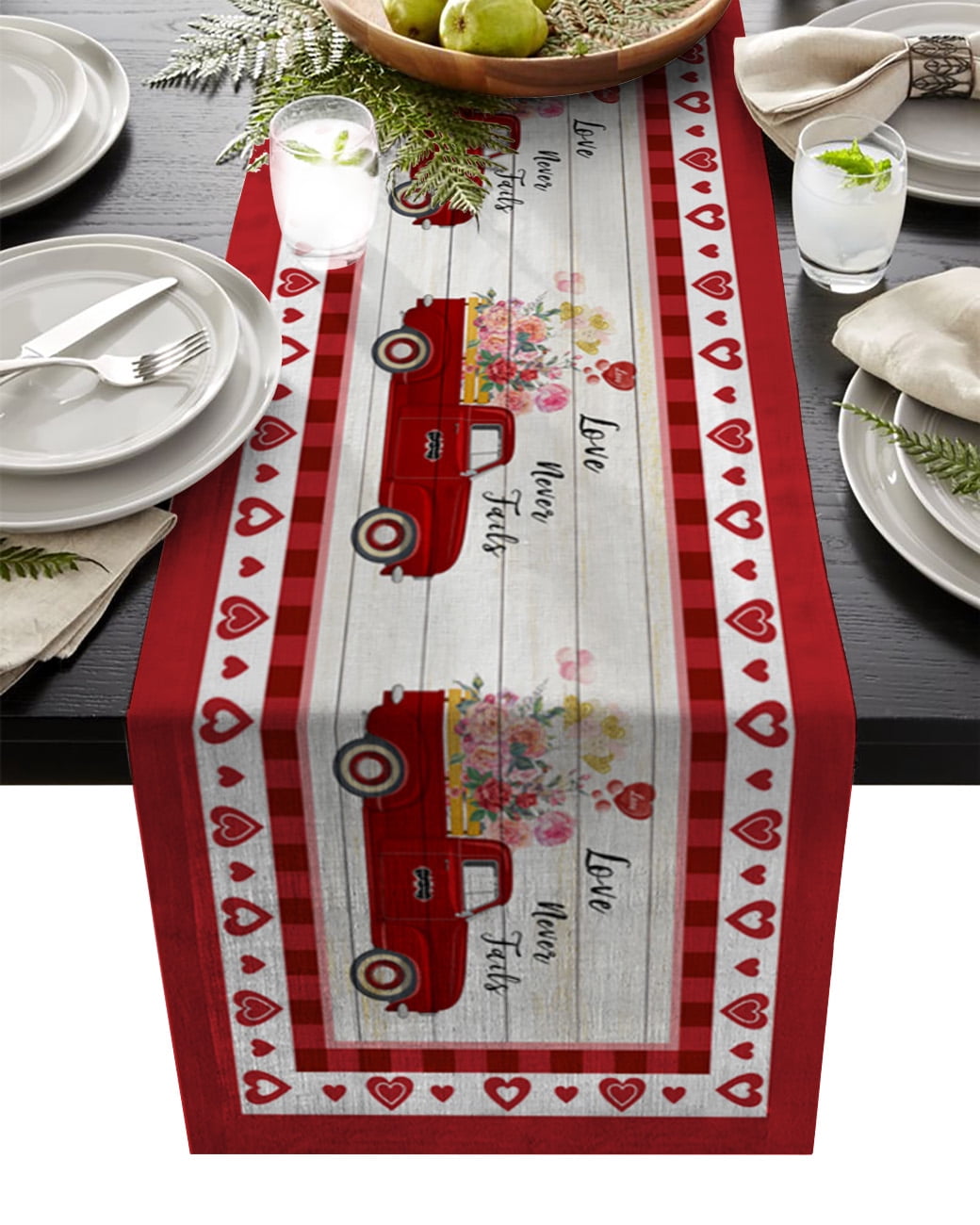 Love Tree Vintage Background Table Runner Luxury Hotel Wedding r Table ...