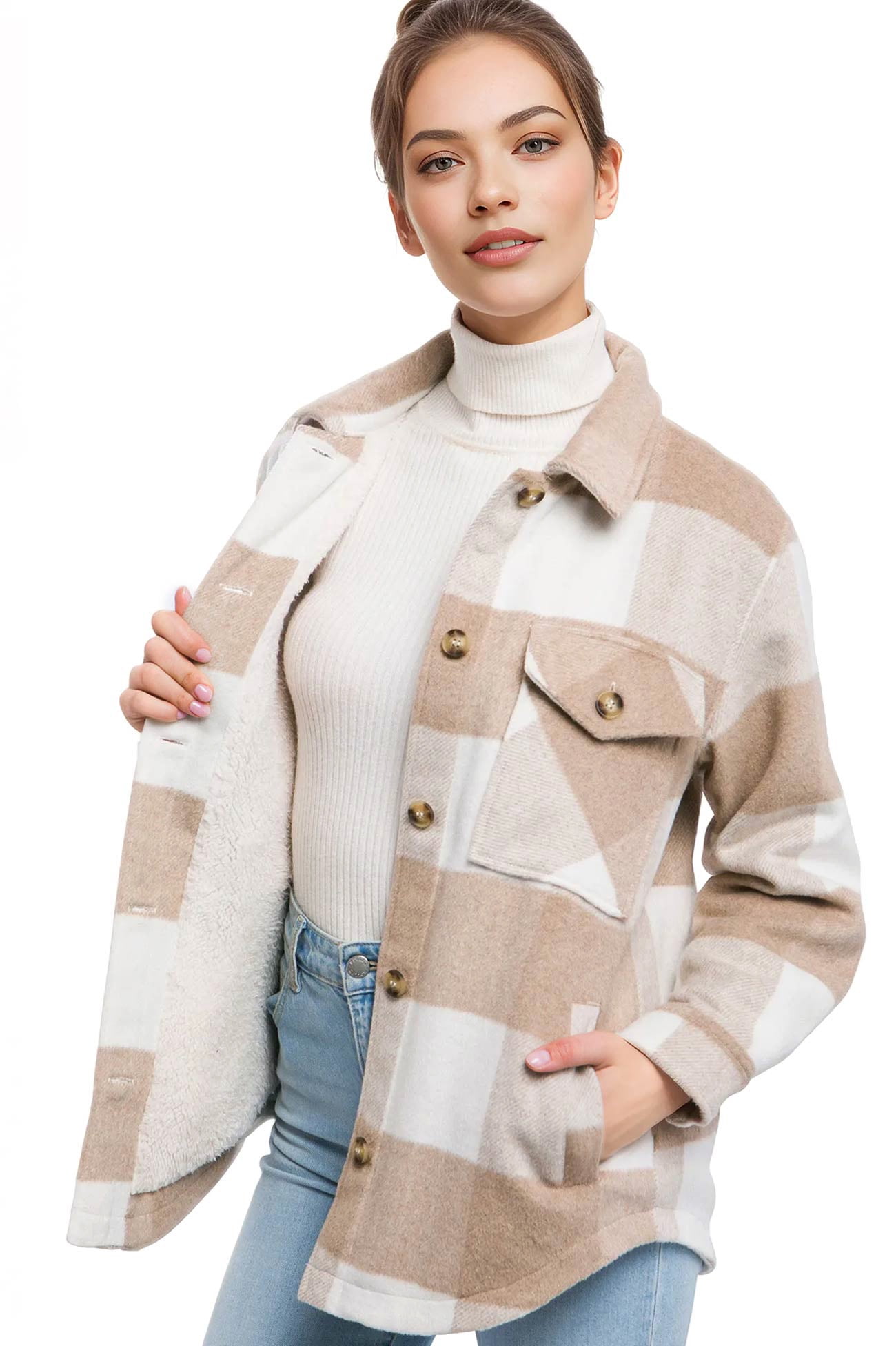 Love tree sherpa coat discount