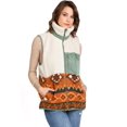 thumbnail image 1 of Love Tree Women's Soft Sherpa Bohemian Southwest Vest (Ivory, Small), 1 of 4