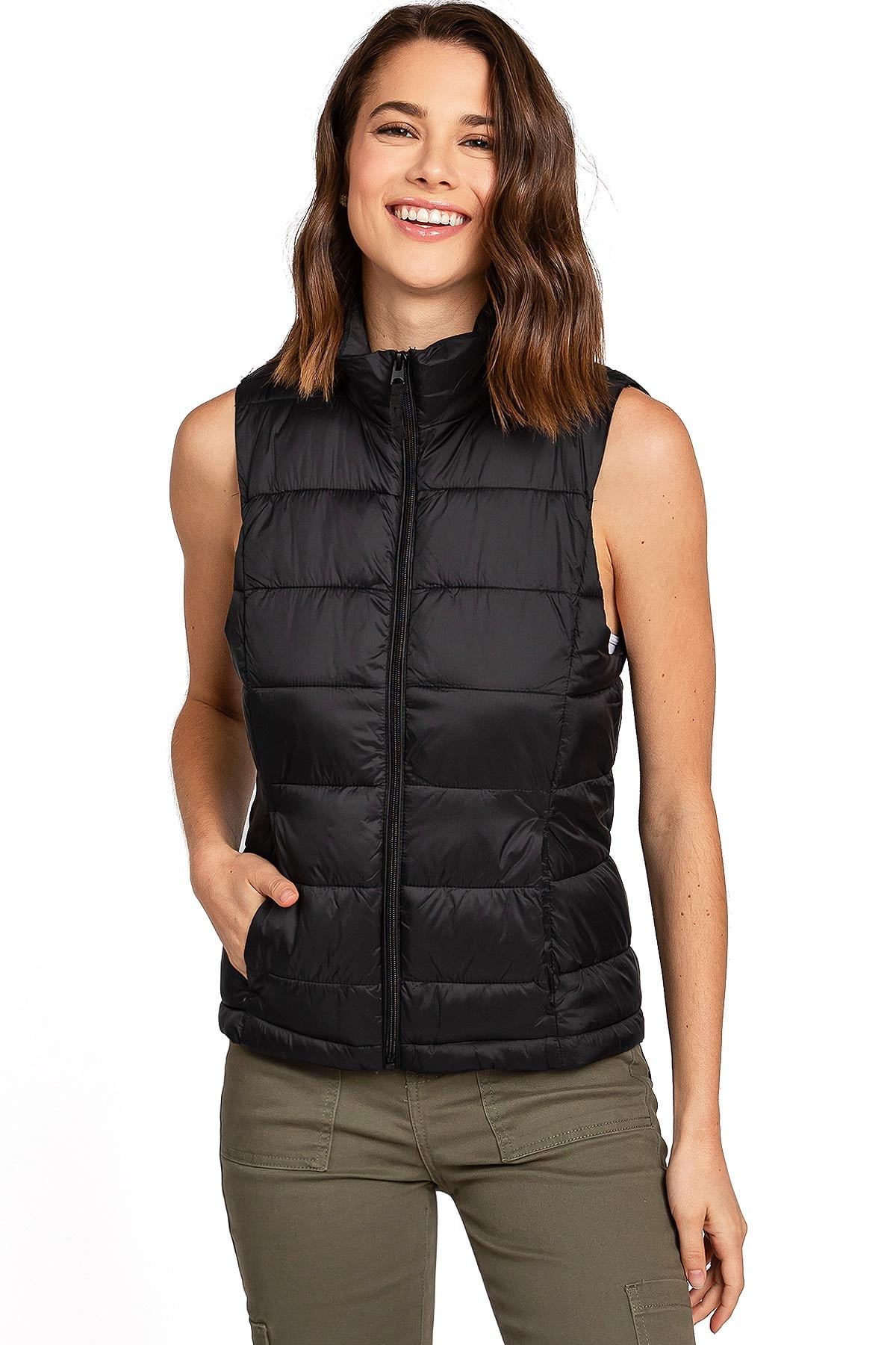 Love Tree Women's Juniors Ultra Light Travel Packable Puffer Vest