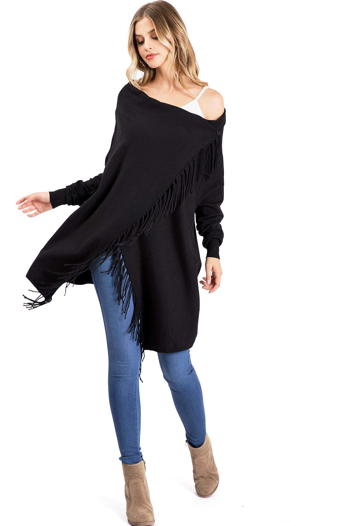 Convertible asymmetrical hotsell cardigan