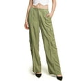 thumbnail image 1 of Love Tree Womens Juniors Tencel Cargo Pants (Light Olive, Medium), 1 of 4
