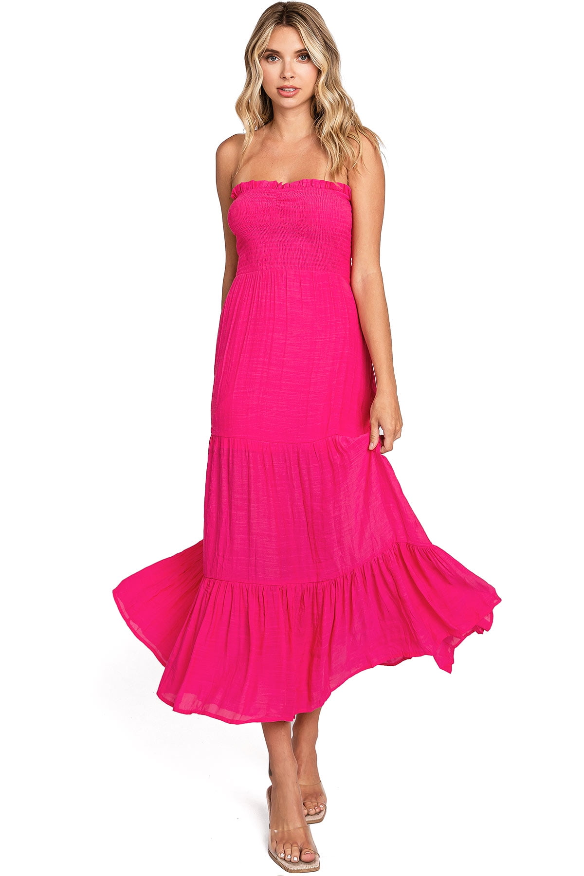 long maxi prom dress Jovani 23322 Long Sleeveless Pleated Maxi Prom Dress