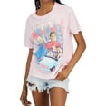 thumbnail image 1 of Love Tribe Womens Ken Crew Graphic T-Shirt, Multicoloured, Juniors, Large, 1 of 1
