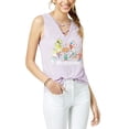 thumbnail image 1 of Love Tribe Womens Nickelodeon Graphic Lace-Up Tank Top Size Small, 1 of 1